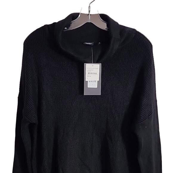 Devotion by Cyrus Black Ribbed Sweater, NWT, Small - Picture 2 of 8